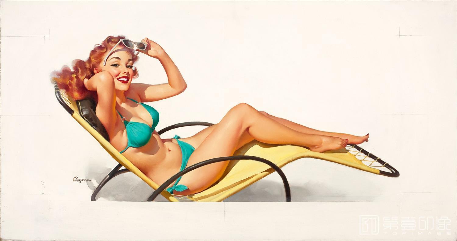 油画-吉尔·艾尔夫格雷恩 Gil Elvgren 作品集-166